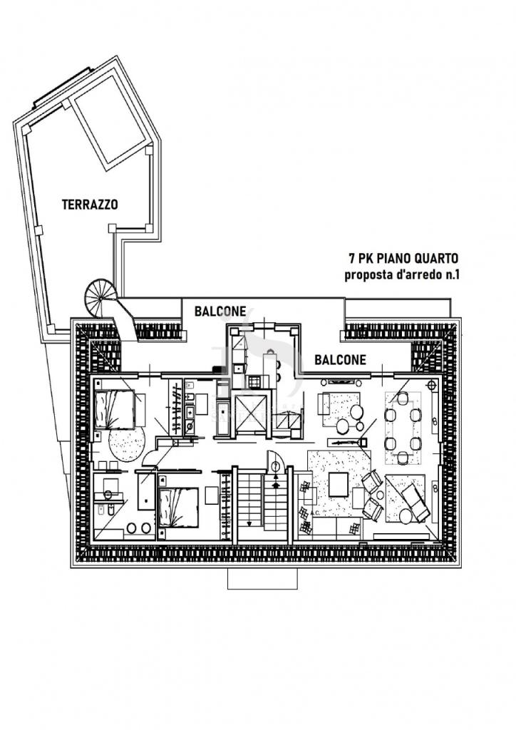 Appartamento quadrilocale 181mq