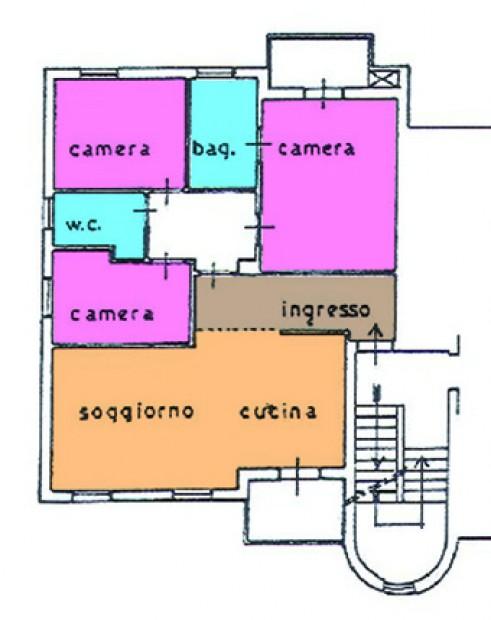 Appartamento trilocale 125mq