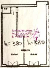 Verkauf Zwei zimmer, Viareggio