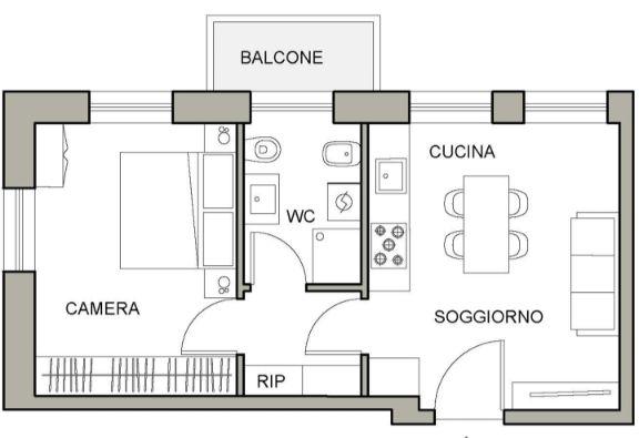 Rent Two rooms, Alessandria foto