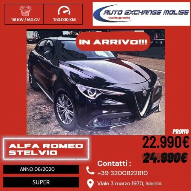 ALFA ROMEO Stelvio 2.2 Turbodiesel 160 CV AT8 RWD Super Diesel