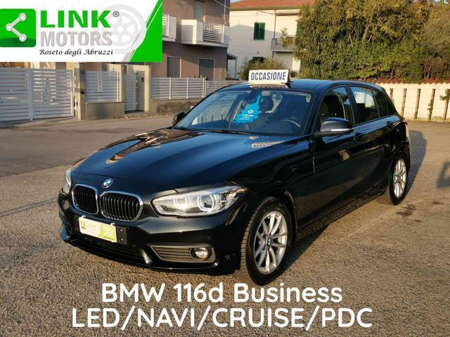 BMW 116 d 5p. Business -NAVI/LED/PDC/CRUISE -TAGLIANDI BMW Diesel