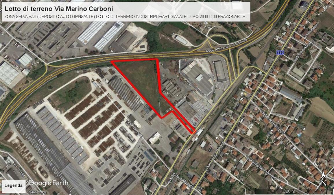 Terreno industriale Via Marino Carboni Scalo Madonna delle Piane monolocale 20000mq