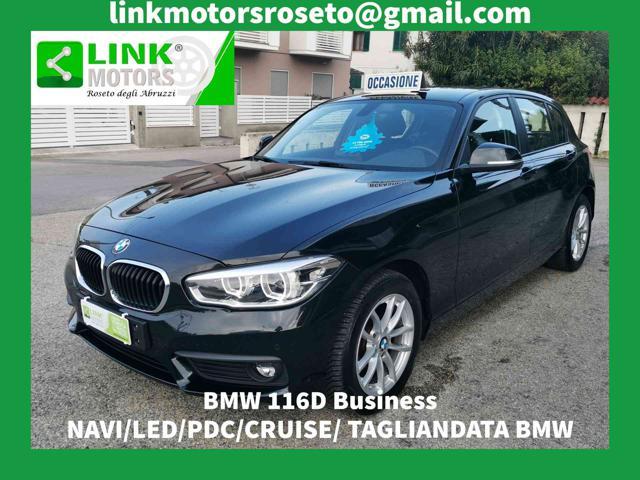 BMW 116 d 5p. Business -NAVI/LED/PDC/CRUISE -TAGLIANDI BMW Diesel