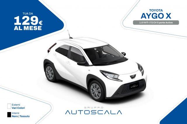 TOYOTA Aygo X 1.0 VVT-i 72 CV 5 porte Active Benzina