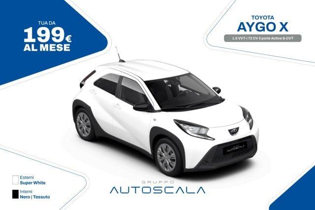 TOYOTA Aygo X 1.0 VVT-i 72 CV 5 porte Active S-CVT Benzina