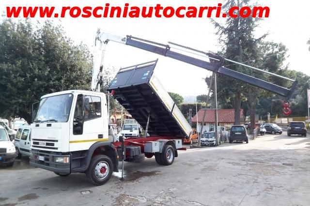 IVECO LKW/TRUCKS EUROCARGO 120 E 15 CASSONE RIB+GRU Diesel