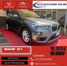 BMW X1 Diesel 2019 usata, Isernia
