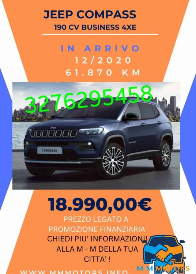 JEEP Compass Elettrica/Benzina 2020 usata foto