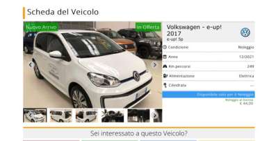 VOLKSWAGEN e-up! Elettrica 2022 usata, Modena