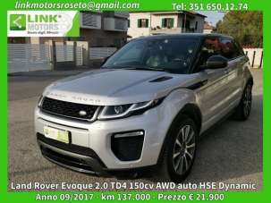 LAND ROVER Range Rover Evoque Diesel 2017 usata