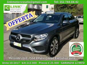 MERCEDES-BENZ GLC 250 Diesel 2017 usata