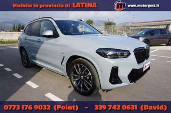 BMW X3 Elettrica/Diesel 2022 usata