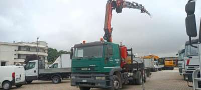 IVECO MAGIRUS 440 E42T CON GRU FASSI 360B XP 24 Diesel 1996 usata