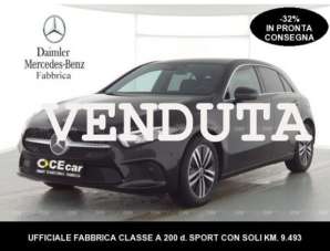 MERCEDES-BENZ A 200 Diesel 2020 usata, Caserta