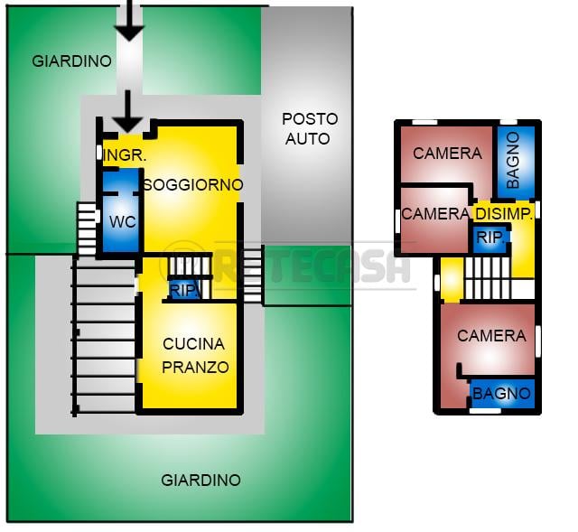 casa indipendente in vendita a Santa Maria a Monte in zona Montecalvoli