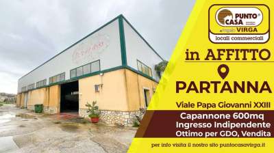 Affitto Capannone, Partanna